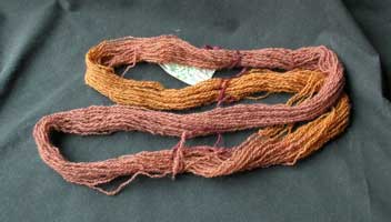 This skein was premordanted with iron.