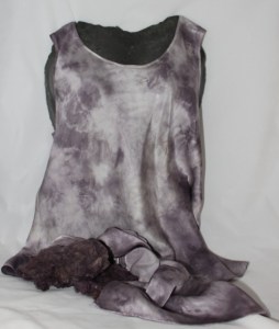 Purple from orange coral